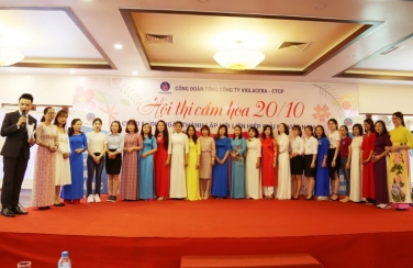 Công đoàn TCT Viglacera – CTCP: Rực rỡ Hội thi cắm hoa chào mừng ngày Phụ nữ Việt Nam