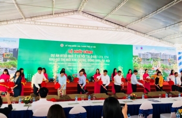 (Diễn đàn Doanh nghiệp) - Hà Nội: Khởi công dự án nhà ở xã hội quy mô lớn tại Đông Anh